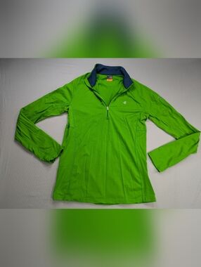 Icebreaker Merino Bodyfit Zone Zip Pullover mens Long Sleeve top size M Medium